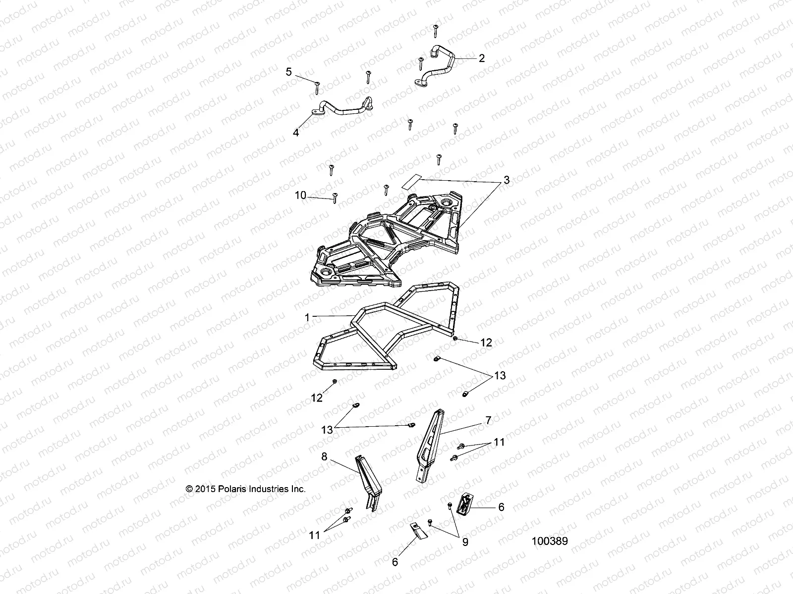 BODY | BODY, REAR RACK - A16SVS95CM/T95C2