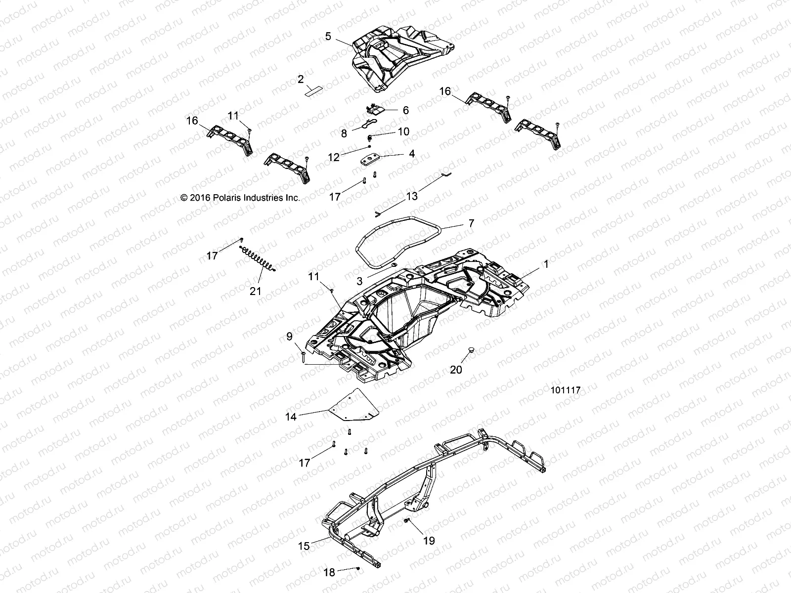 BODY | BODY, REAR RACK - A18SXA85B1/B7/SXE85BM/BS/B9 (101117)