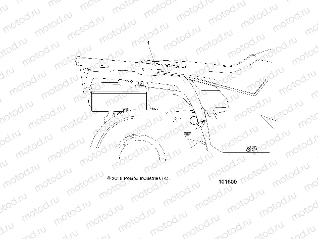 BODY | BODY, REAR RACK ADDITIOINAL RED REFLECTOR - A20SEJ57A1/A4/A7/A9 (101600)
