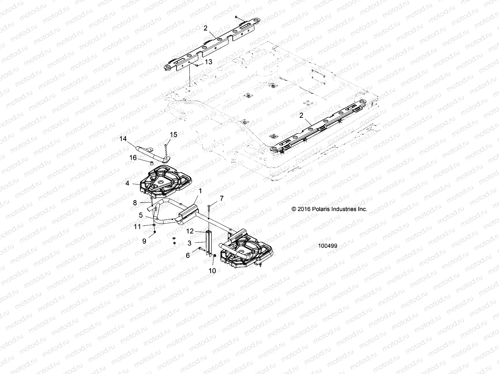 BODY | BODY, REAR RACK and BOX SIDE RAILS - A18S6S57C1/CL