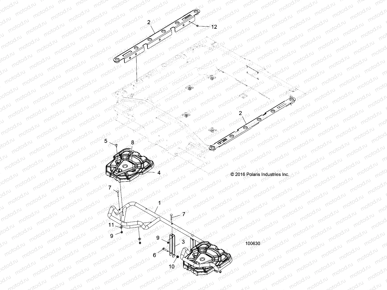 BODY | BODY, REAR RACK and BOX SIDE RAILS - A20S6E57A1/3A1 (100630)