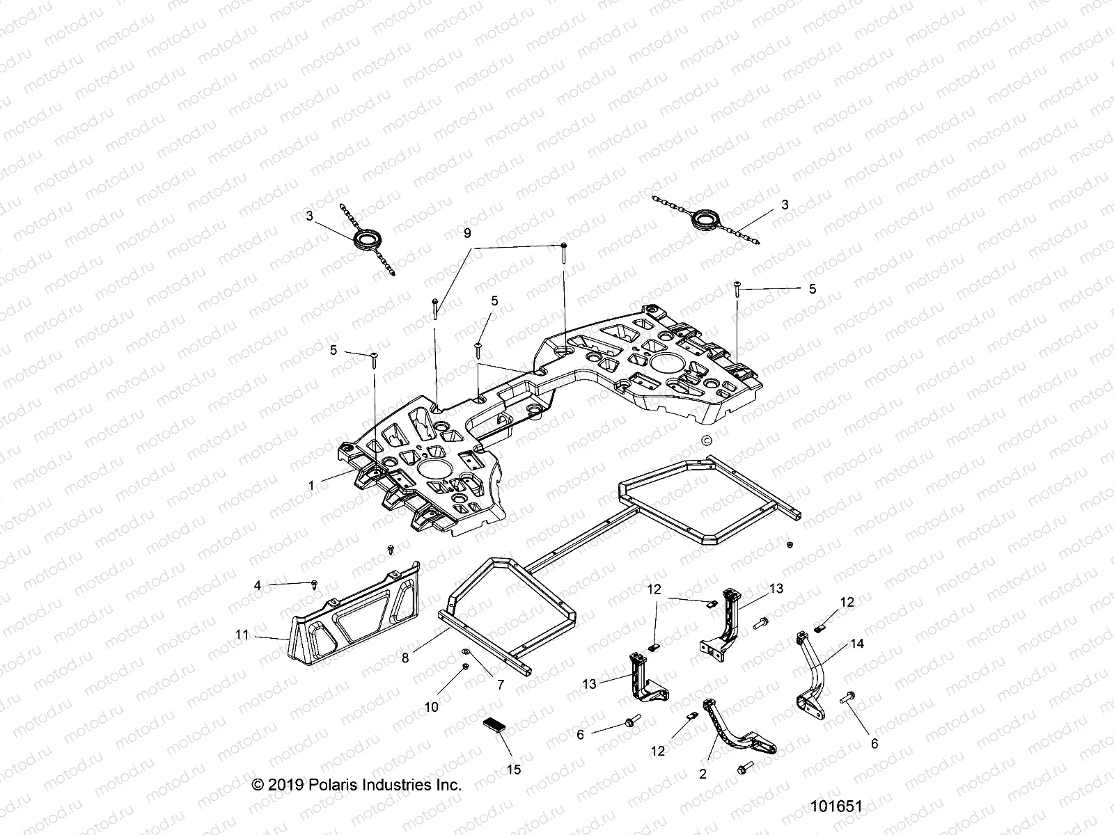 BODY | BODY, REAR RACK ASM. - A23SYE95PM (101651)