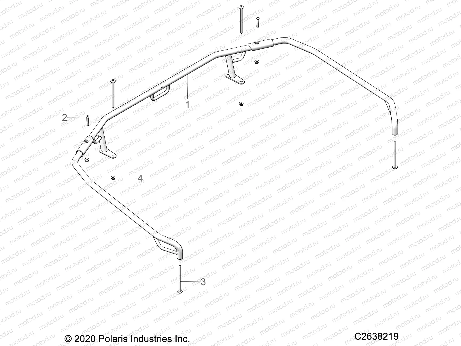 BODY | BODY, REAR RACK, EXTENDERS - A21SES57C9 (C2638219)