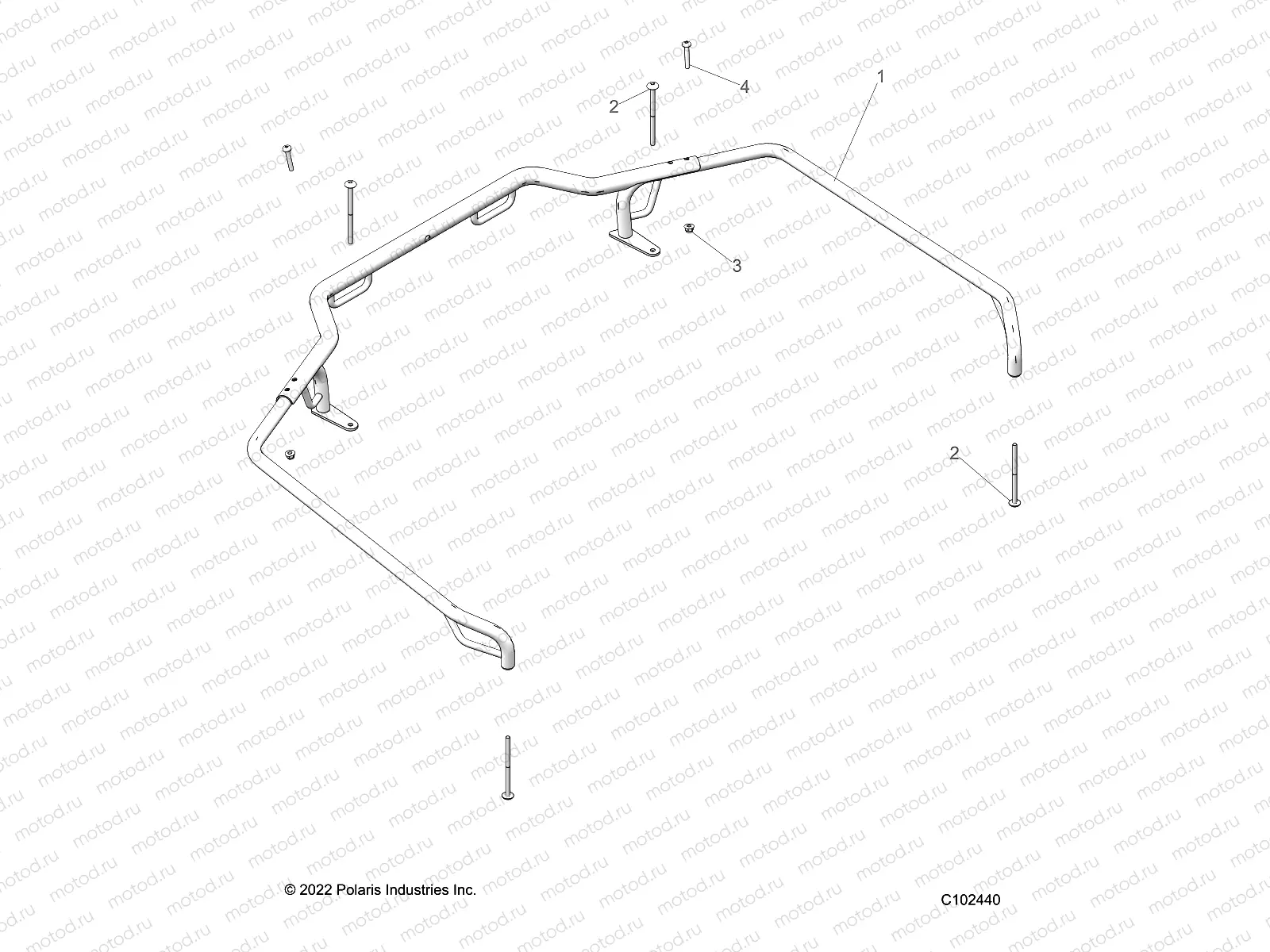 BODY | BODY, REAR RACK, EXTENDERS - A23SES57C9/F9 (C102440)