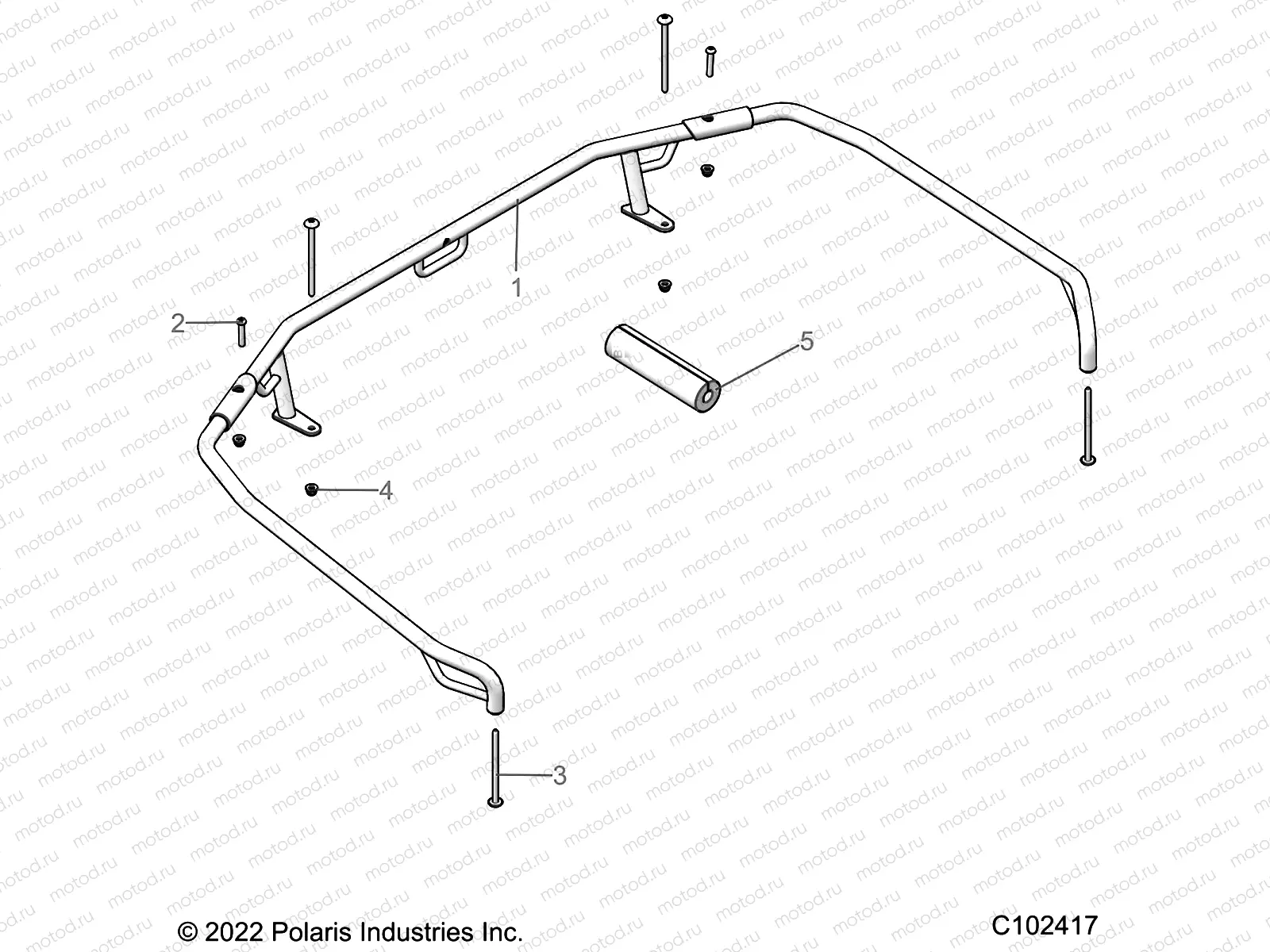 BODY | BODY, REAR RACK, EXTENDERS - A23SEZ57AM (C102417)