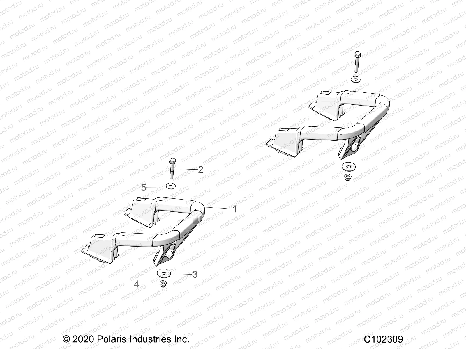 BODY | BODY, REAR RACK, HANDGRIPS - A21SHE57FM/S57FM/CM/CU (C102309)