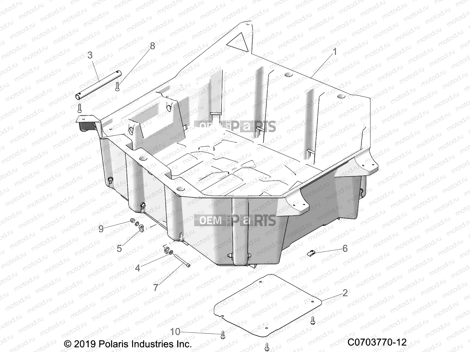 BODY | BODY, REAR RACK - Z22MAD92AJ/BJ/AK/BK (C0703770-12)