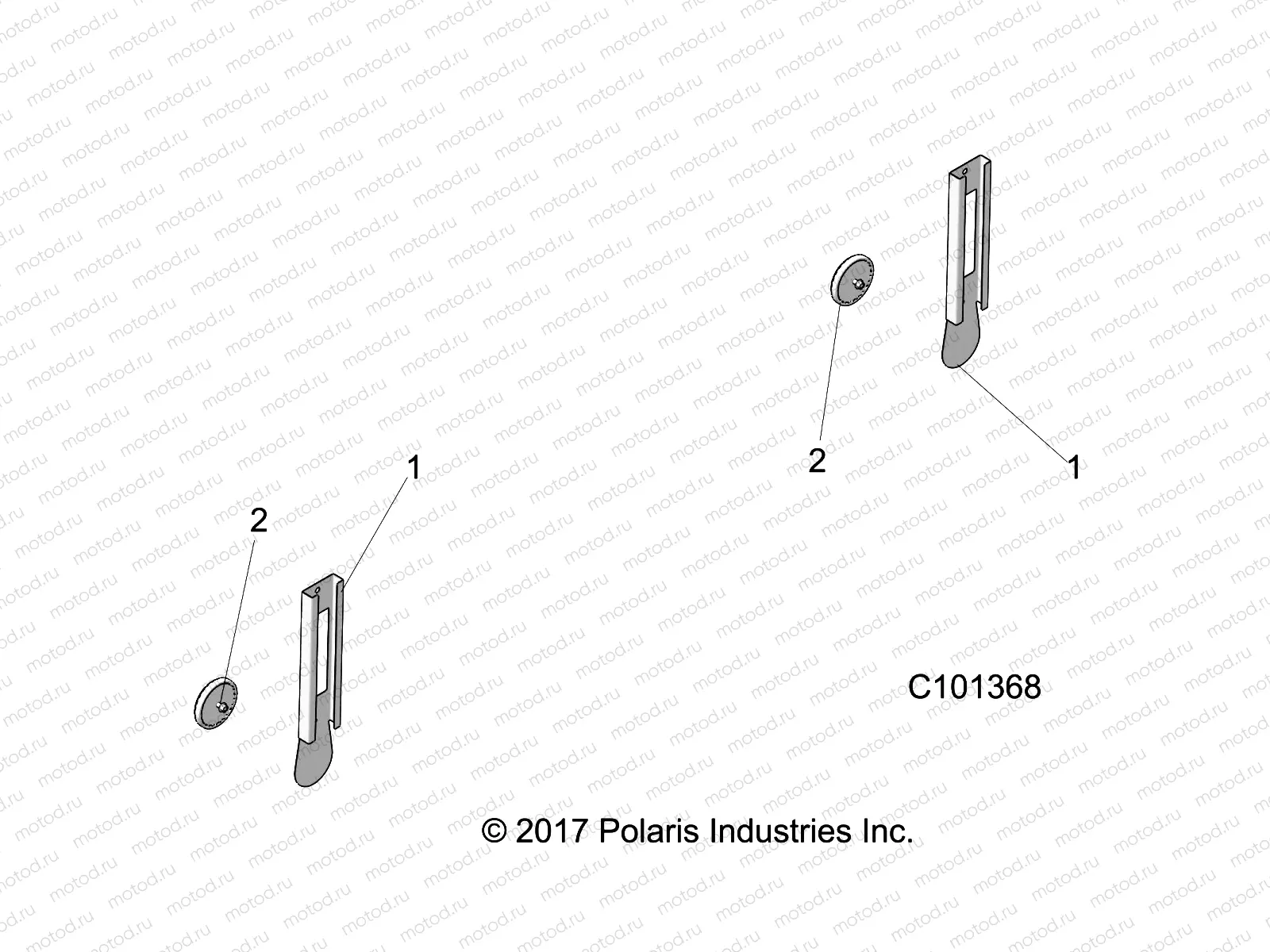 BODY | BODY, REAR REFLECTORS - A18S6S57C1/CL