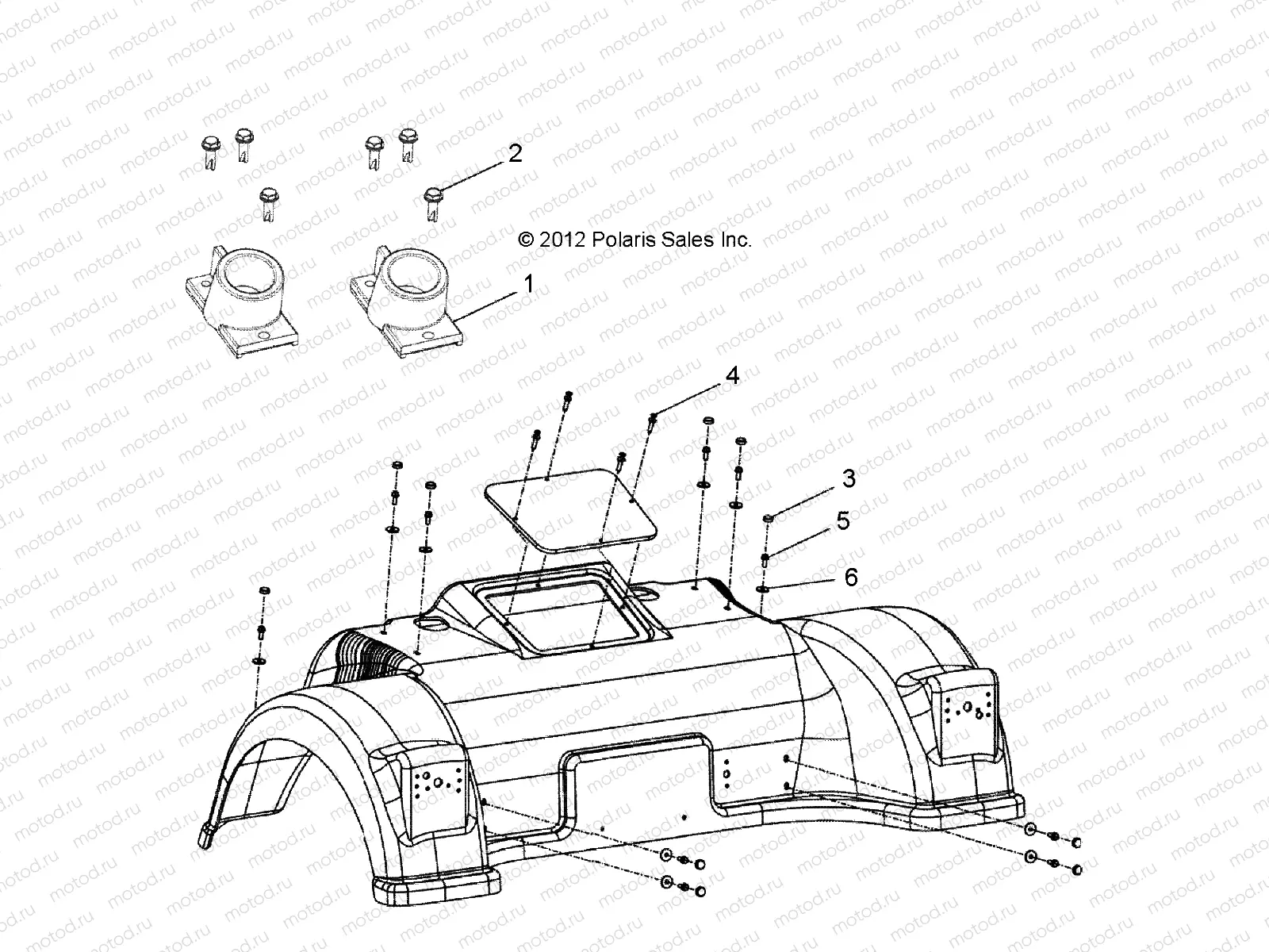 BODY | BODY, REAR SPAT - L15G2A/L15G4A/L15G6A (49GEMBODY13LEG)