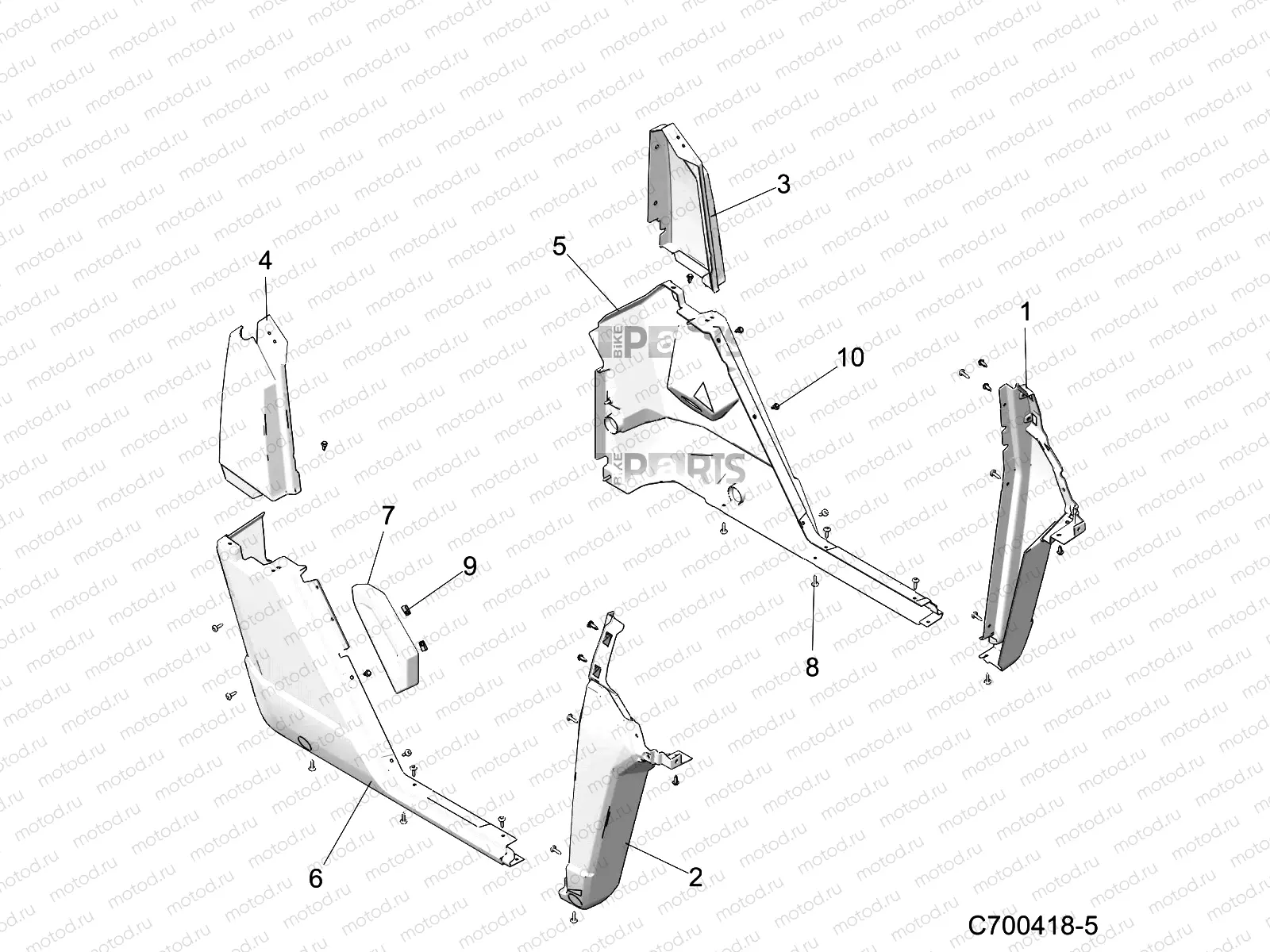 BODY | BODY, ROCKER PANELS - D22P2A99A4/A99B4/E99A4/F99A4/G99A4 (C700418-5)