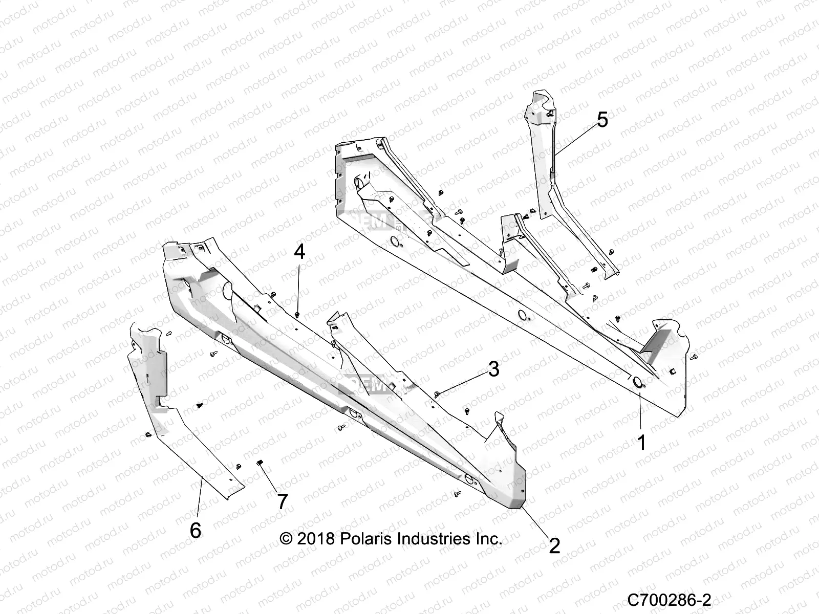 BODY | BODY, ROCKER PANELS - Z19VFE99NK (C700286-2)