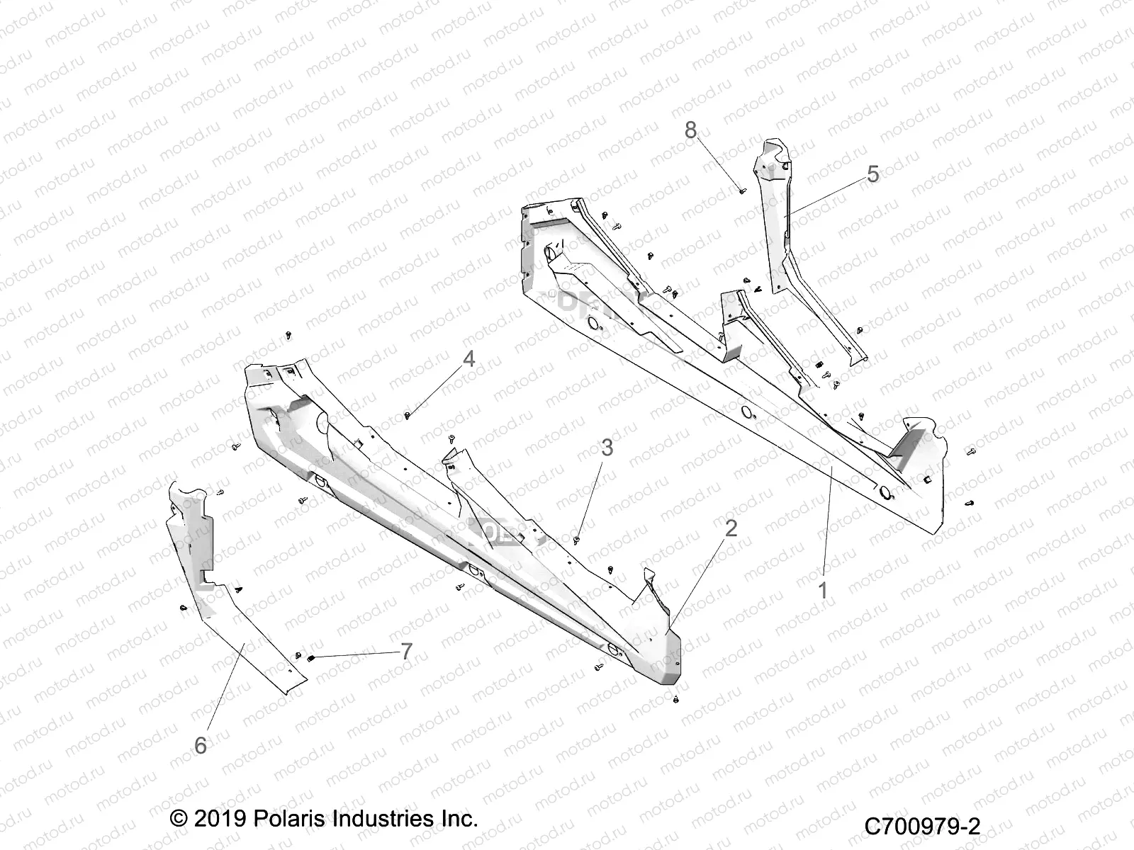 BODY | BODY, ROCKER PANELS - Z23N4V99AL/BL/AR/BR (C700979-2)