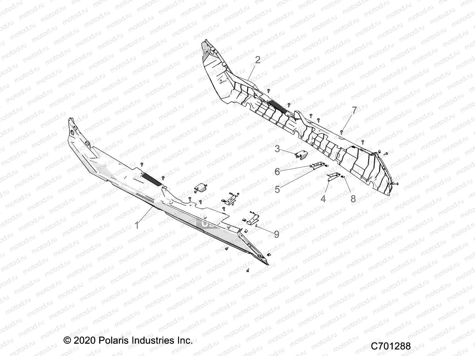 BODY | BODY, ROCKER - Z22M4C92AS/BS/Z92AS/BS (C701288)