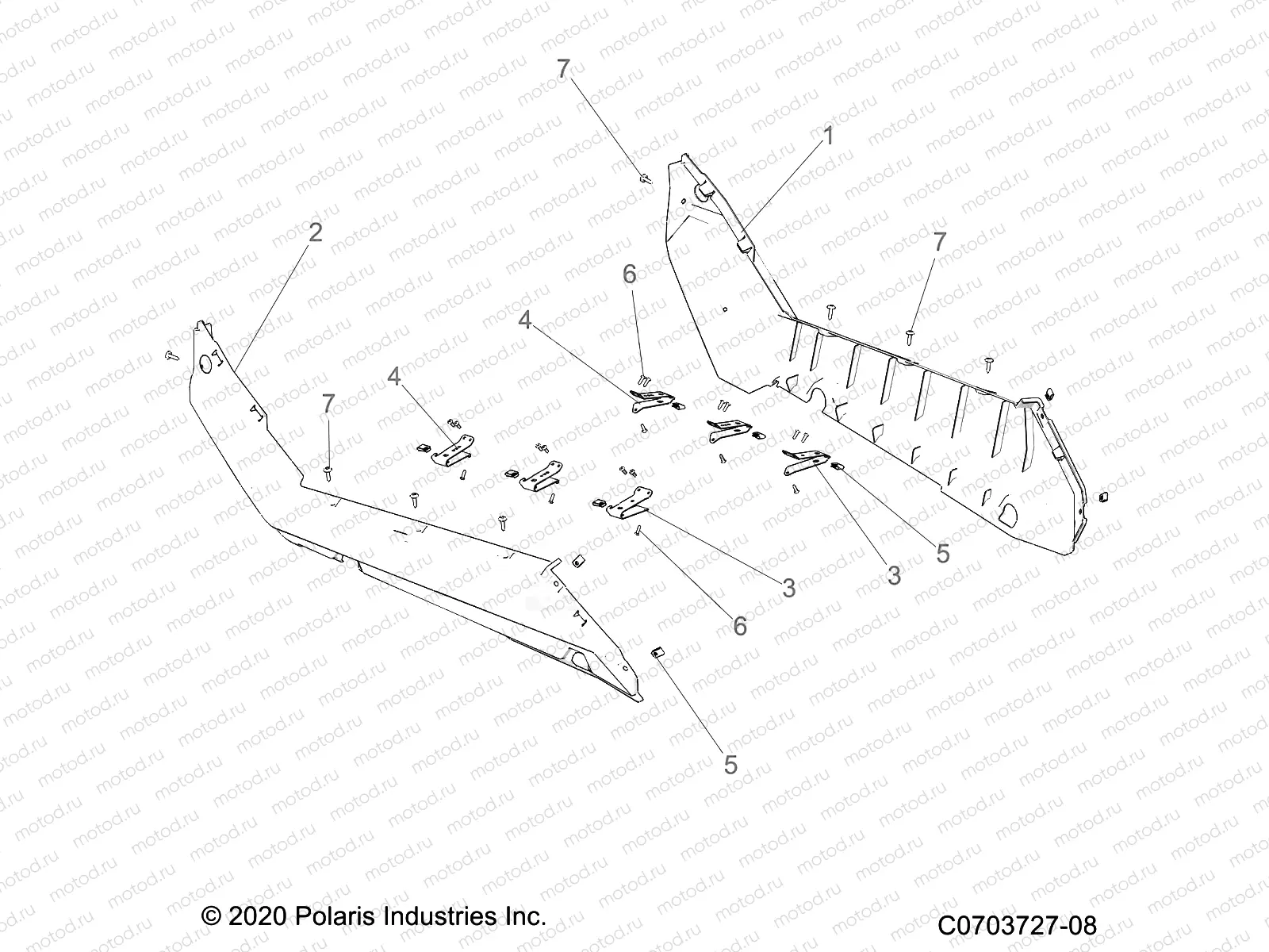 BODY | BODY, ROCKER - Z23GAE92A/92B (C0703727-08)