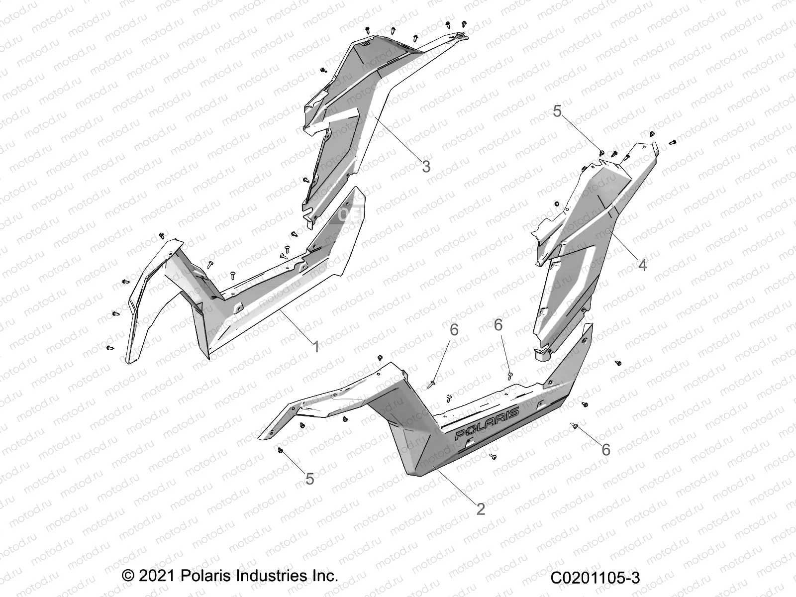 BODY | BODY, ROCKERS - Z22HCB18A2/B2 (C0201105-3)
