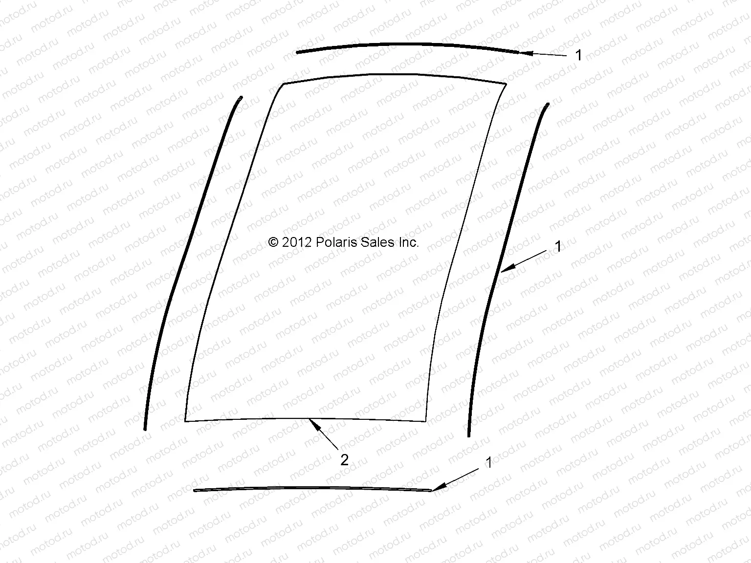 BODY | BODY, ROOF PANEL, SOLID - L12G4A (49GEMBODY11ROOFPNLSLD)