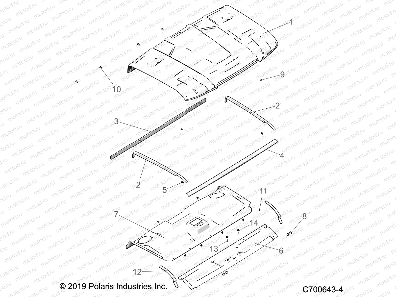 BODY | BODY, ROOF - R21RRU99A9/AC/AP/AW/B9/BC/BP/BW (C700643-4)