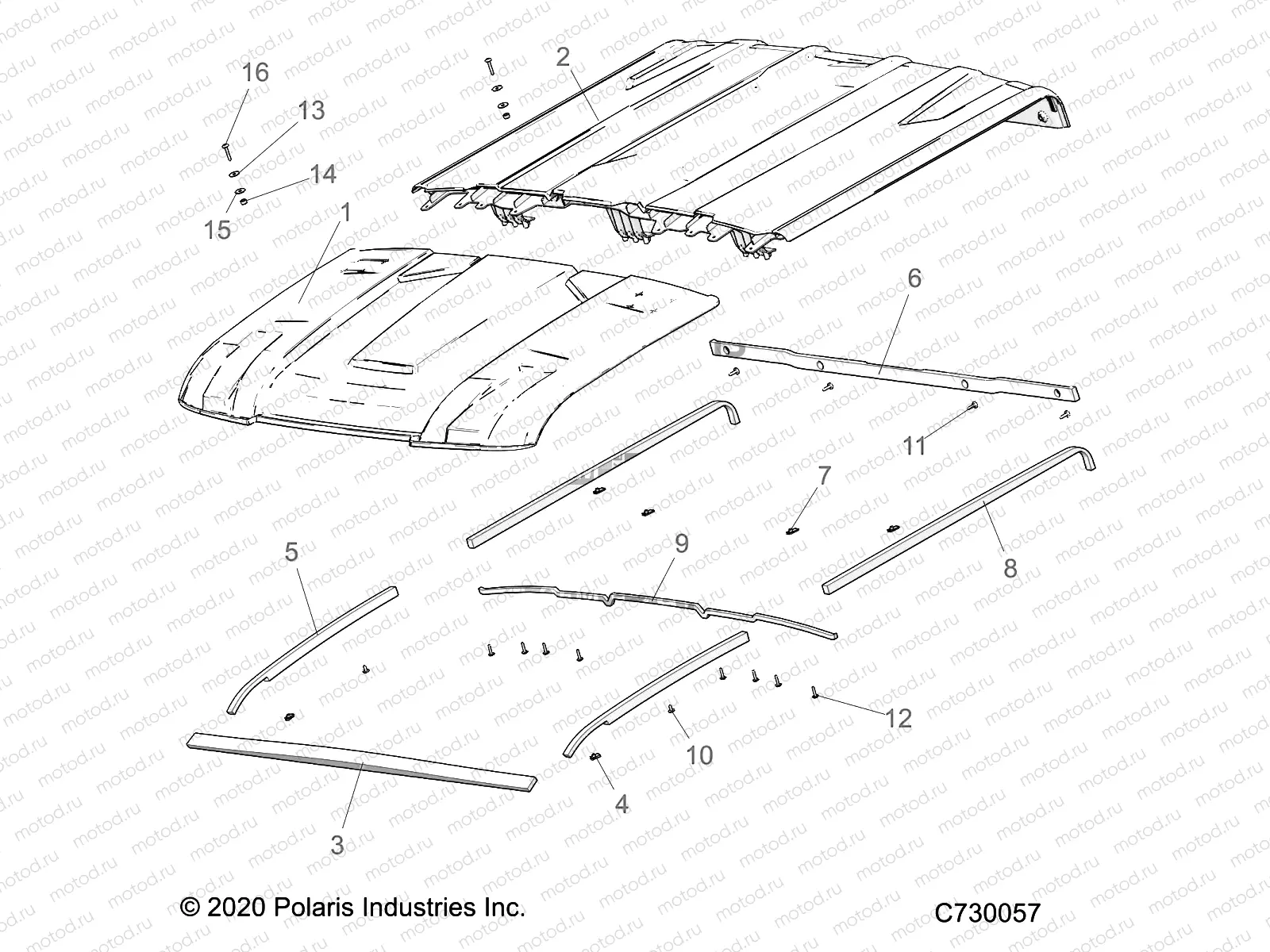 BODY | BODY, ROOF - R21RSF99AK (C730057)