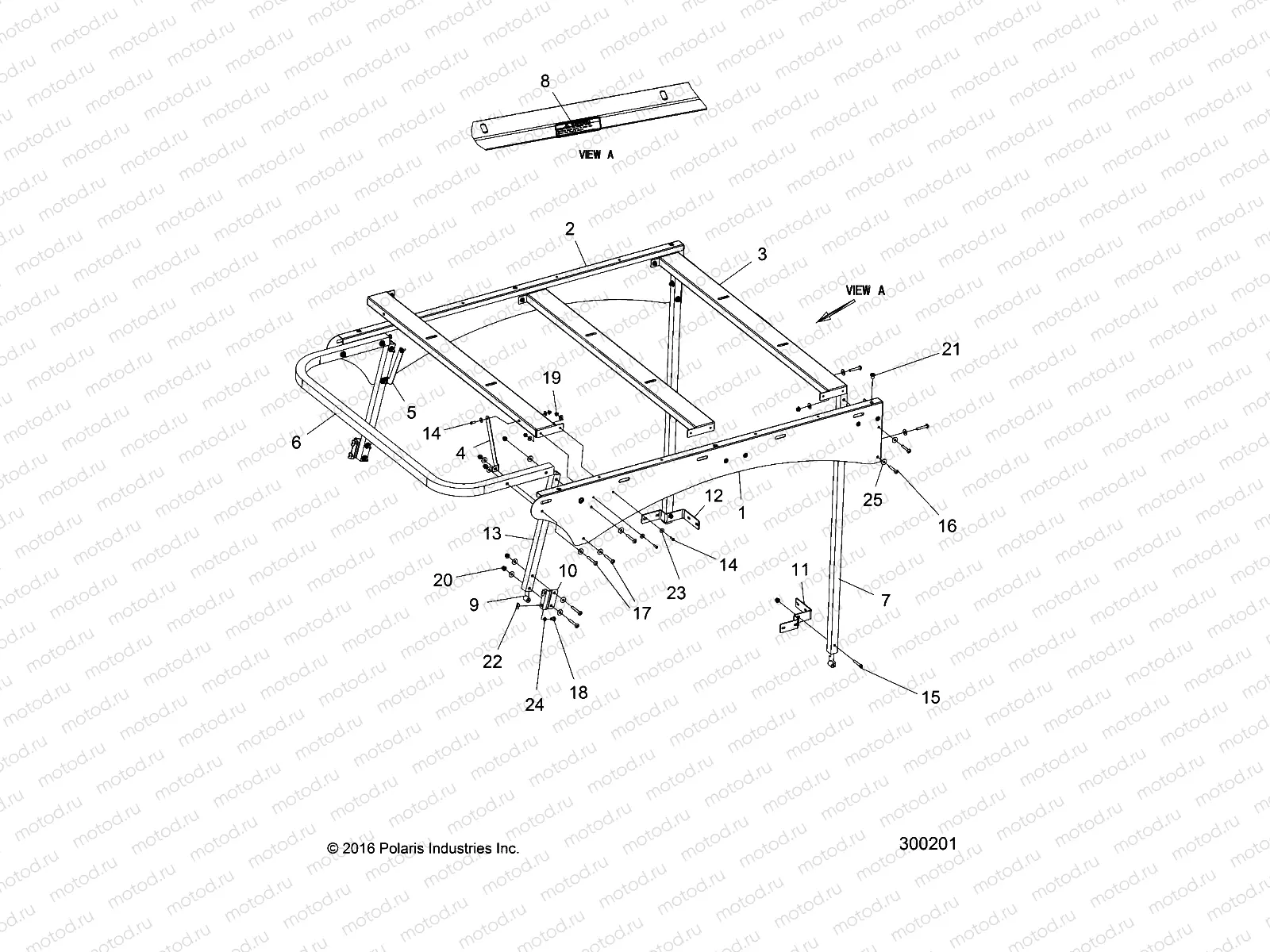 BODY | BODY, ROOF RACK - L18G2D