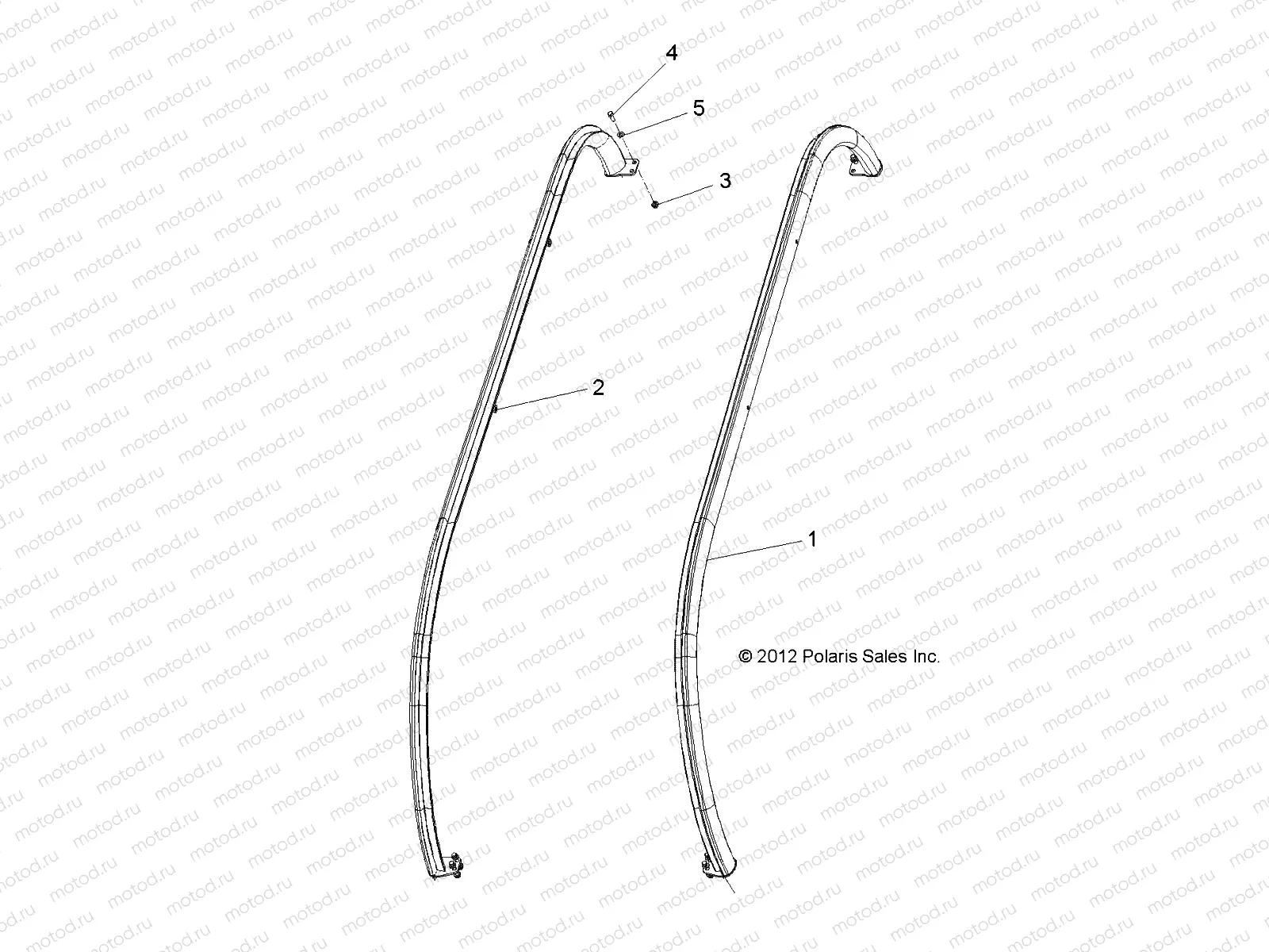 BODY | BODY, ROOF RAILS - e6 (49GEMBODY11ROOFRAILE6)