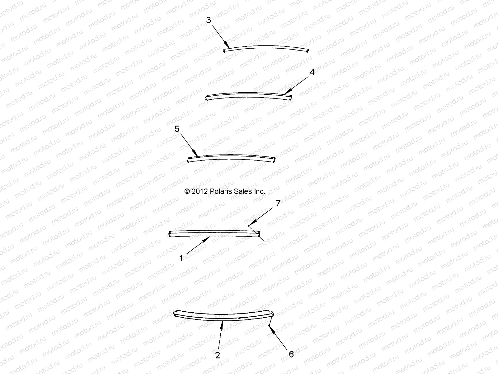 BODY | BODY, ROOF SUPPORTS - L12G4A/L12G6A/L12G4S/L12G6S (49GEMBODY11ROOFSUPE6)