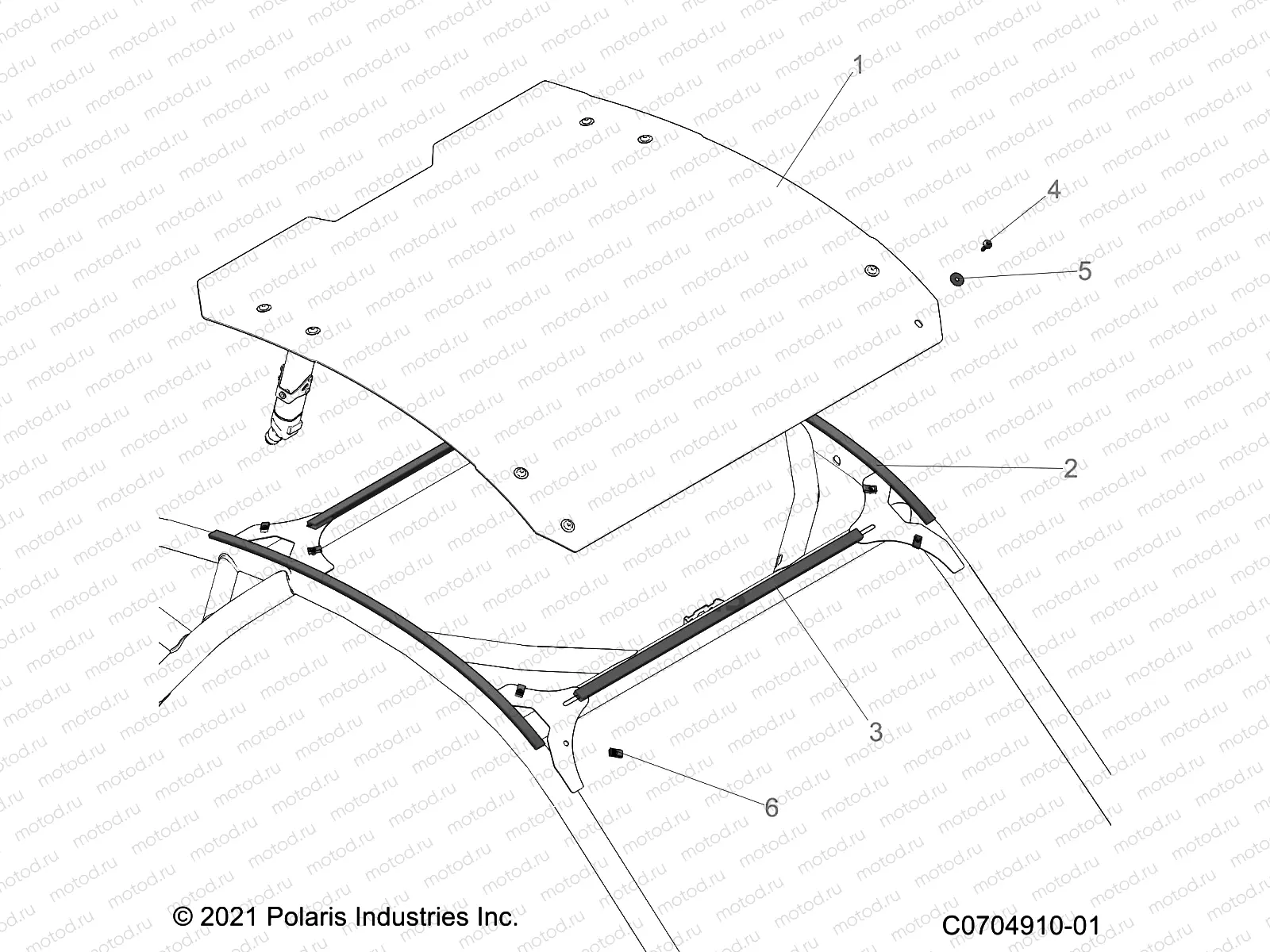 BODY | BODY, ROOF - Z22RGE2KAG/BG/RGK2KAN/BN (C0704910-01)