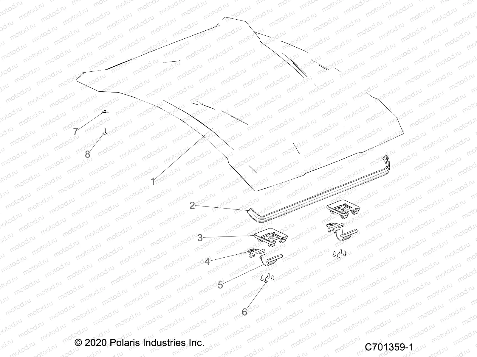 BODY | BODY, ROOF - Z23ASK99A4(C701359-1)