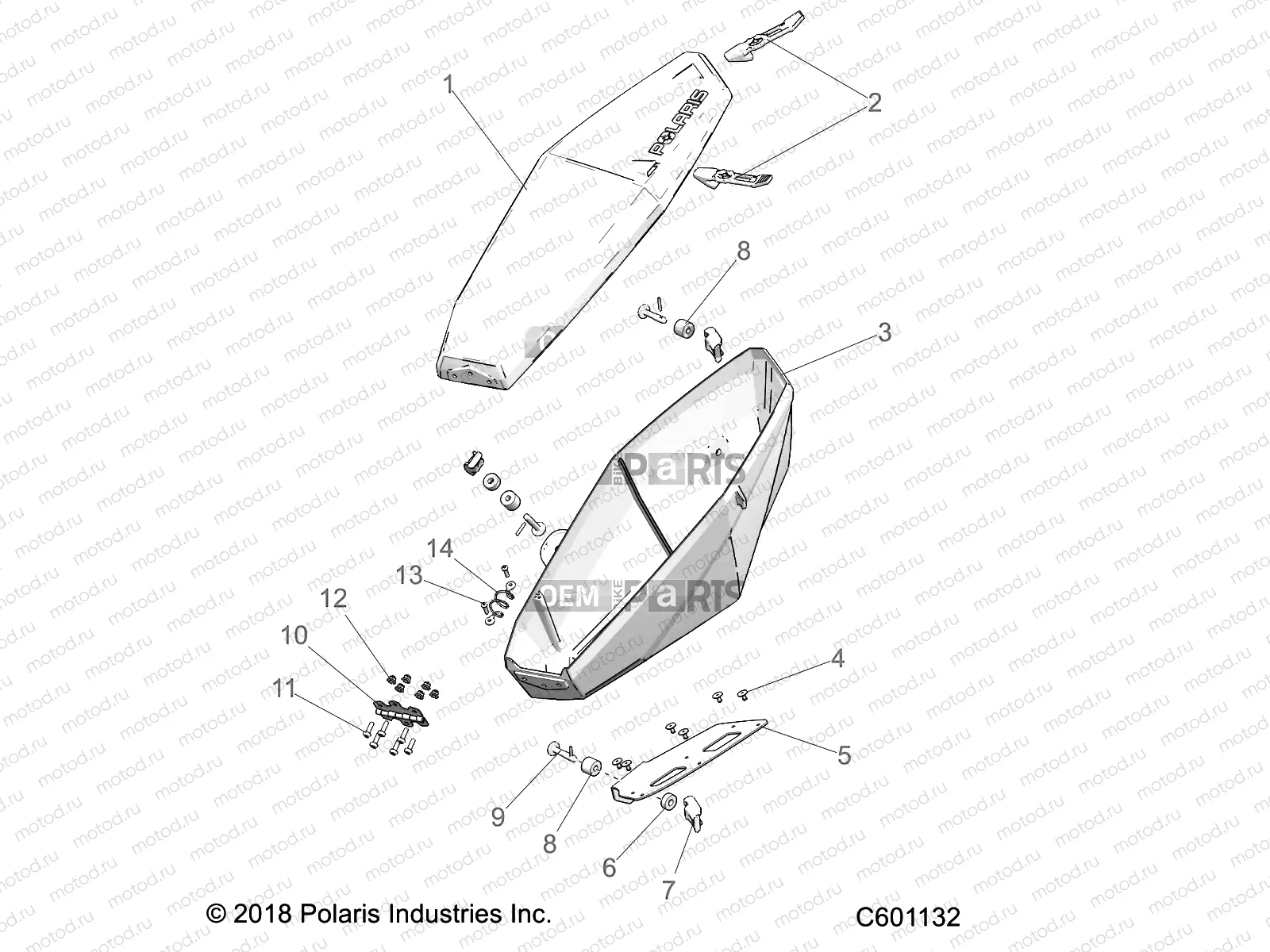 BODY | BODY, SADDLEBAG, ADVENTURE - S22CFE5TSL (C601132)