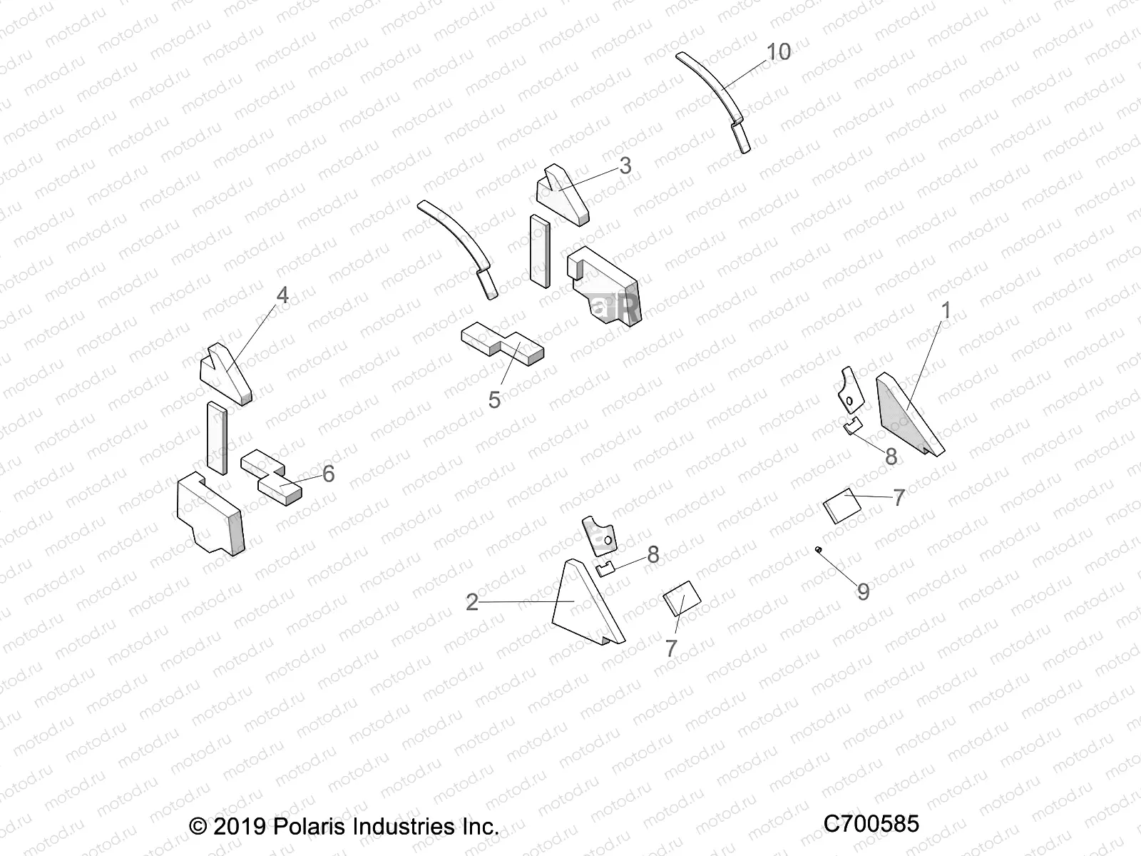 BODY | BODY, SEALING FOAM - R20T6U99AM (C700585)