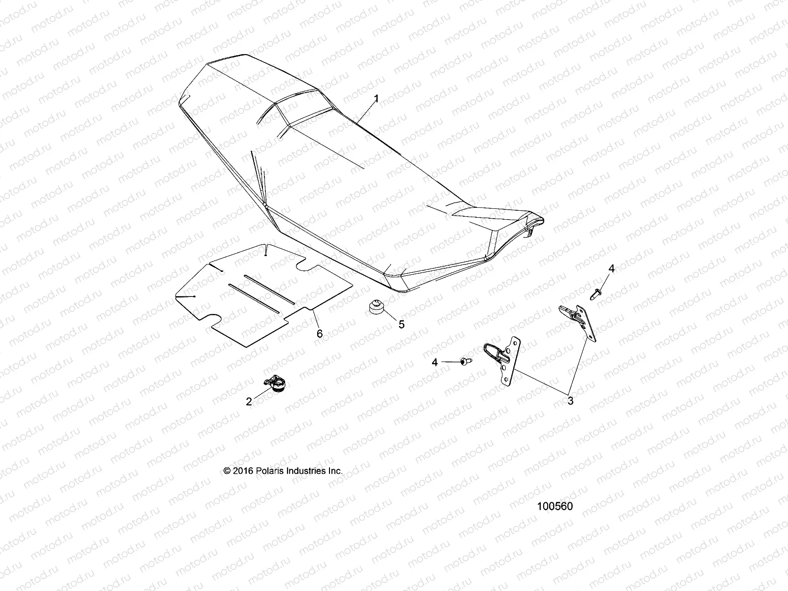 BODY | BODY, SEAT - A16SVE95NM/AN2 (100560)