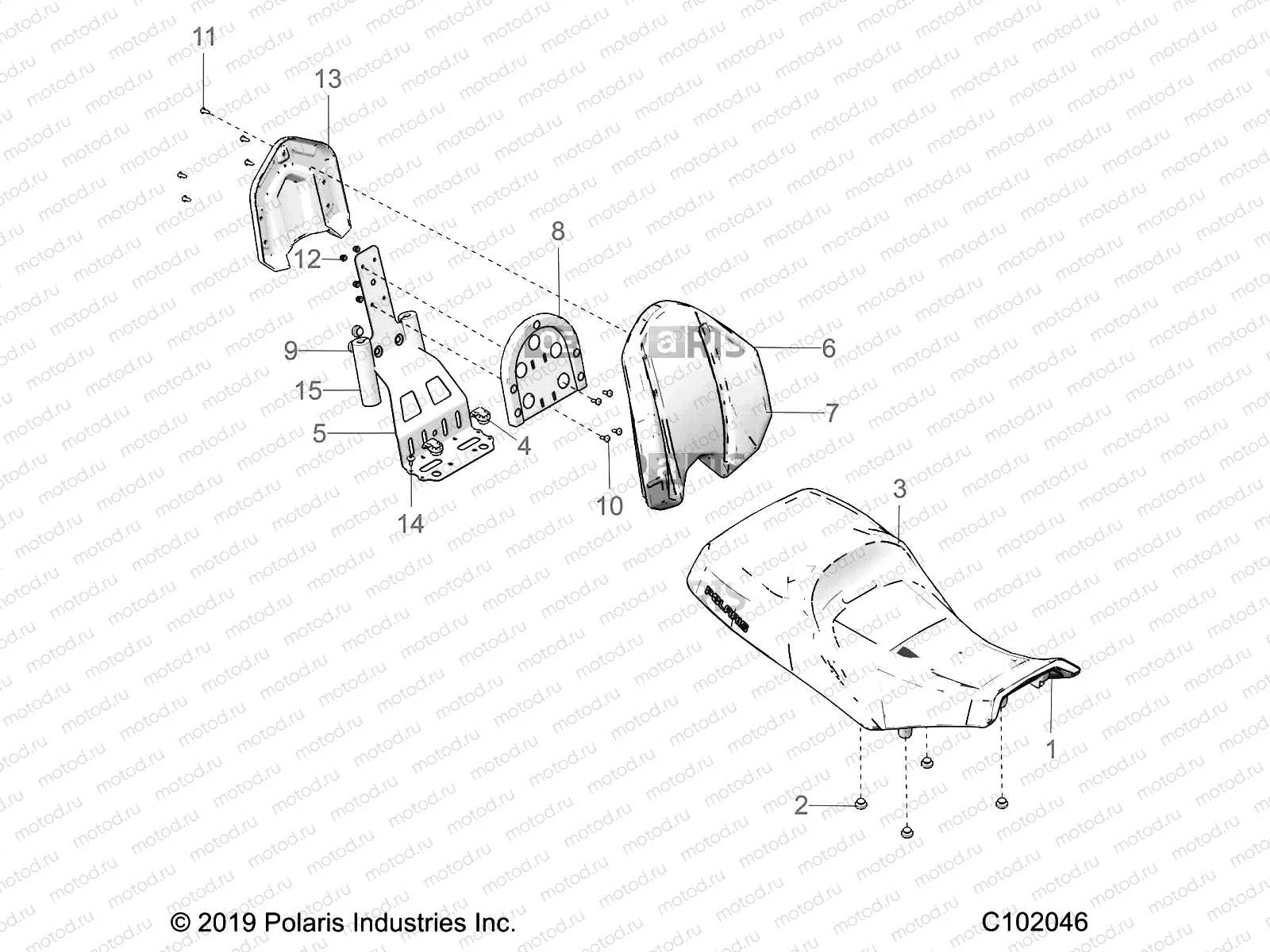 BODY | BODY, SEAT - A19SJS57CH (C102046)