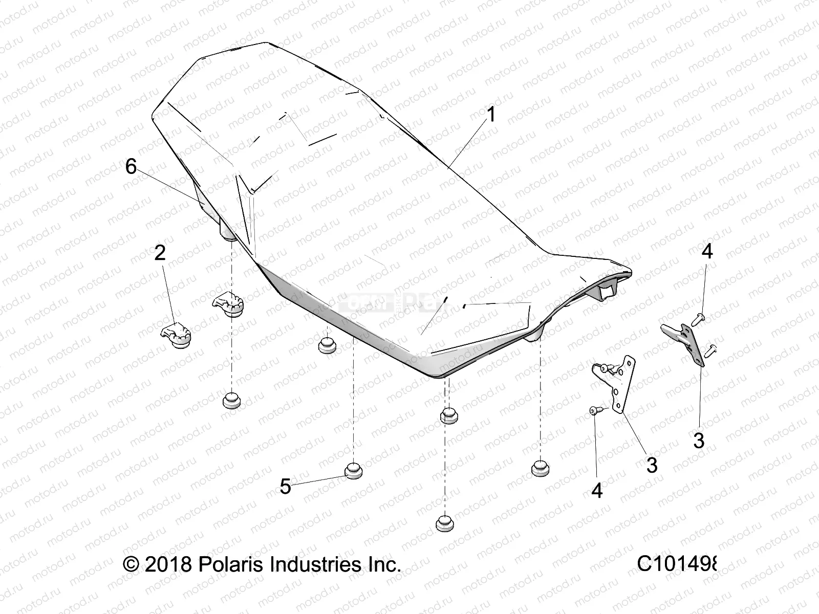 BODY | BODY, SEAT - A20SGE95AK (C101498)