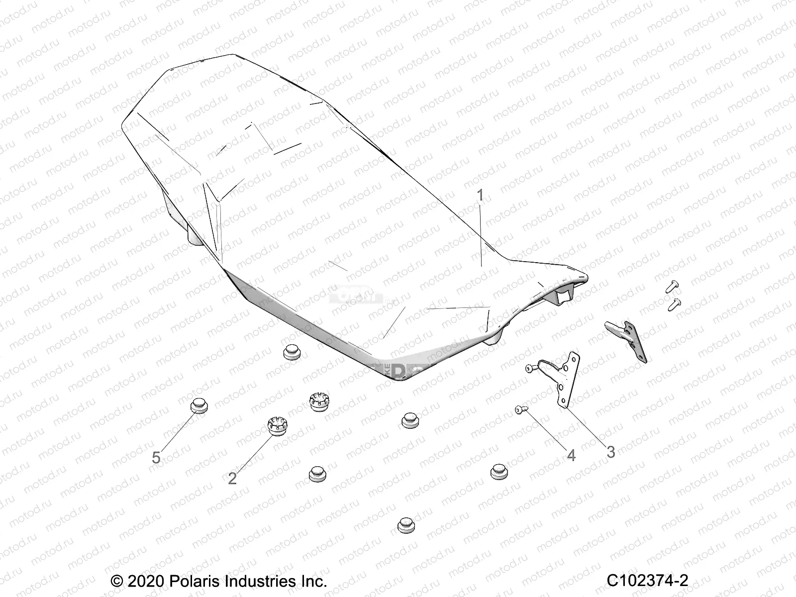 BODY | BODY, SEAT - A20SVA85A3 (C102374-2)