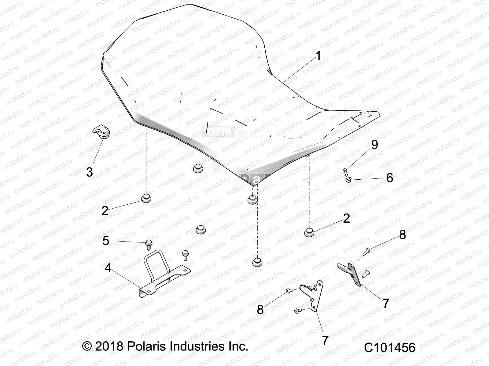 BODY | BODY, SEAT - A23SLE95PK (C101456)