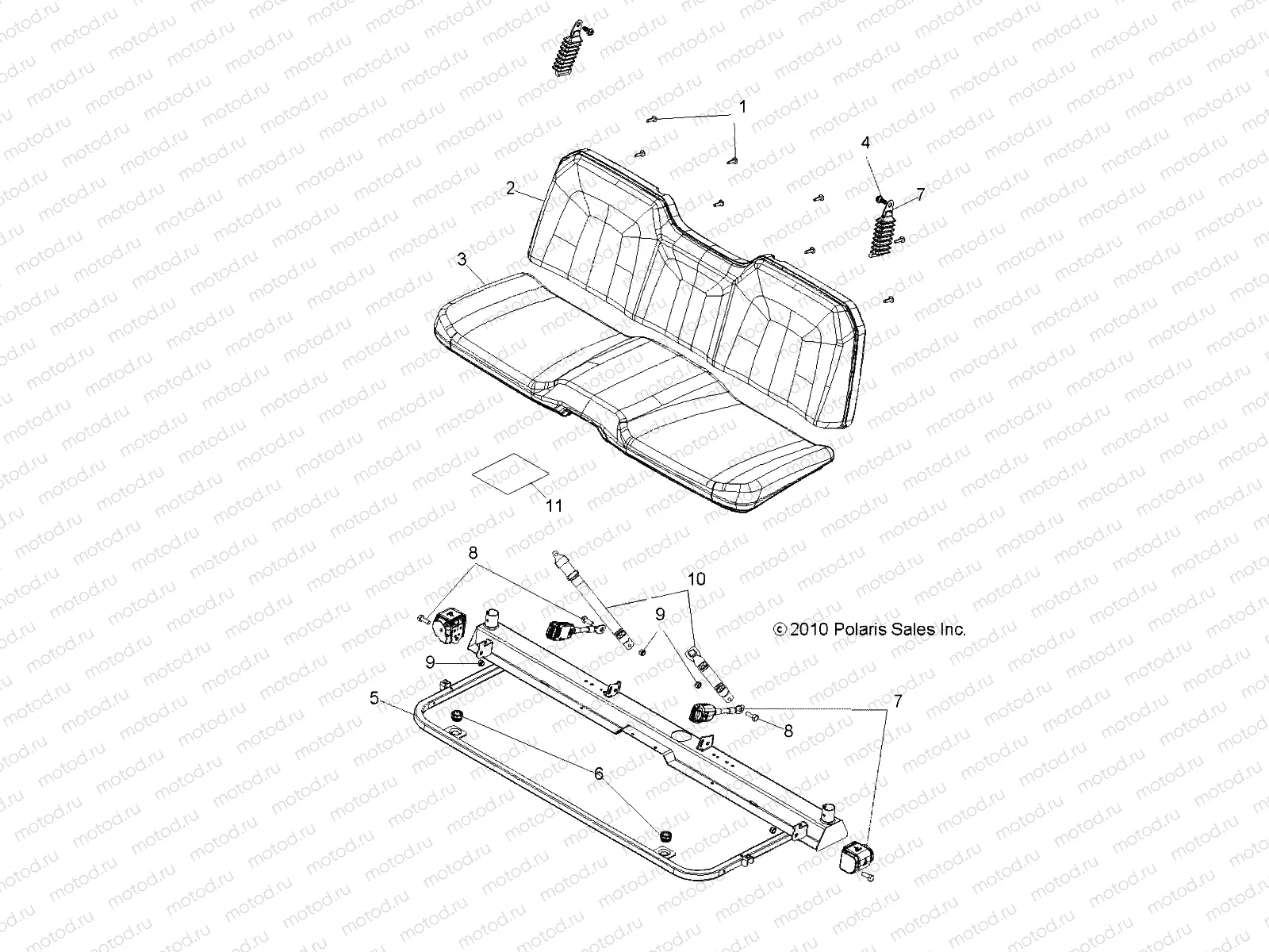 BODY | BODY, SEAT and BASE - R11TH90DG (49RGRSEAT11900D)