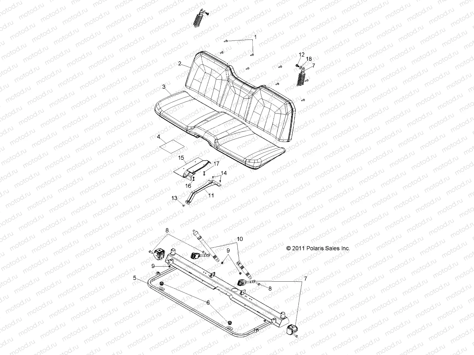 BODY | BODY, SEAT and BASE - R13HR76AG/AR (49RGRSEAT126X6)