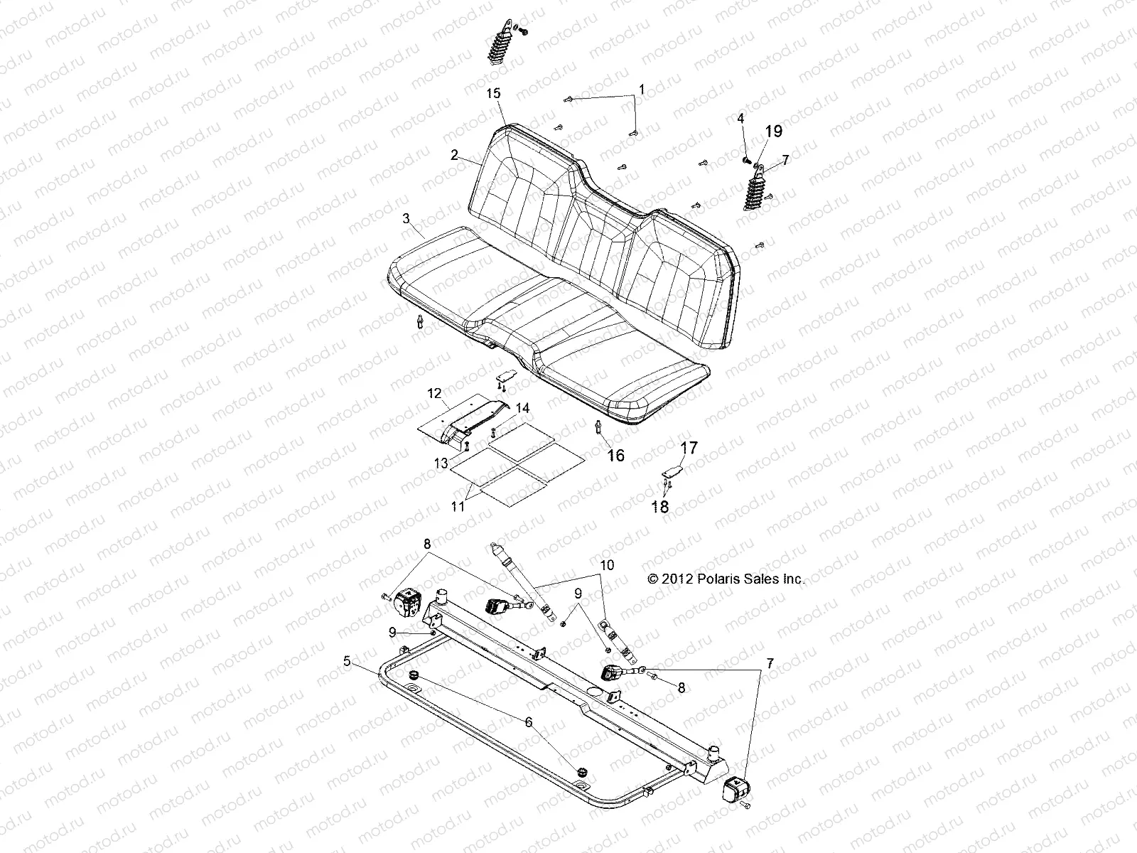 BODY | BODY, SEAT and BASE - R13TH90DG (49RGRSEAT13900D)
