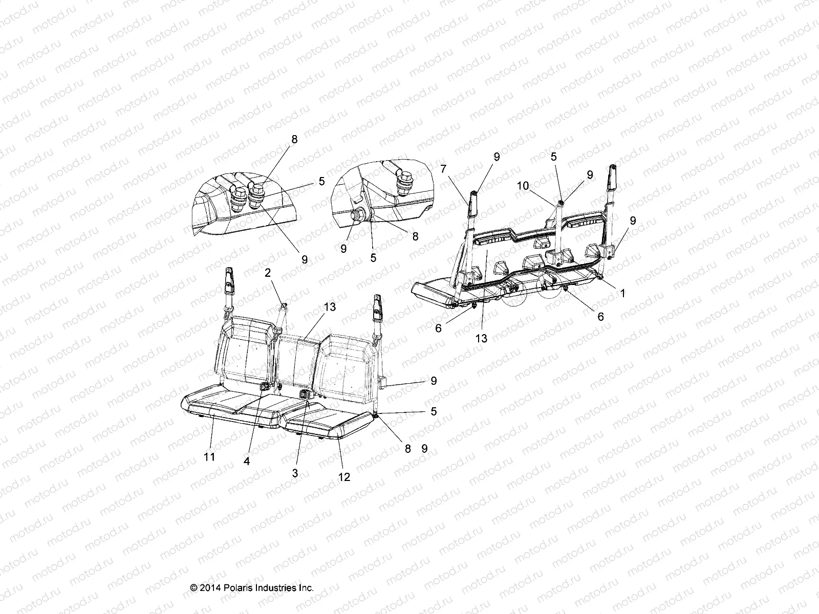 BODY | BODY, SEAT and BASE - R15RTAD1FA (49RGRSEAT151KDSL)