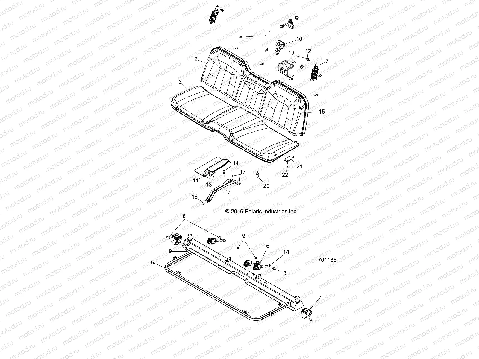 BODY | BODY, SEAT and BASE - R17RCA57A1/B1/A4/B4 (701165)