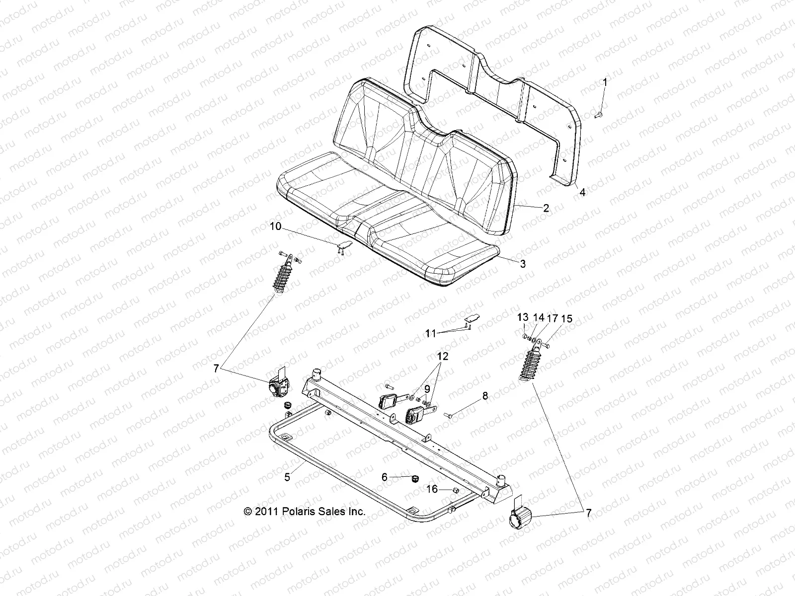 BODY | BODY, SEAT AND BELTS (BUILT 9/30/13 AND BEFORE) - R14RH57AA/AC/AR/6EAZ (49RGRSEAT12500)
