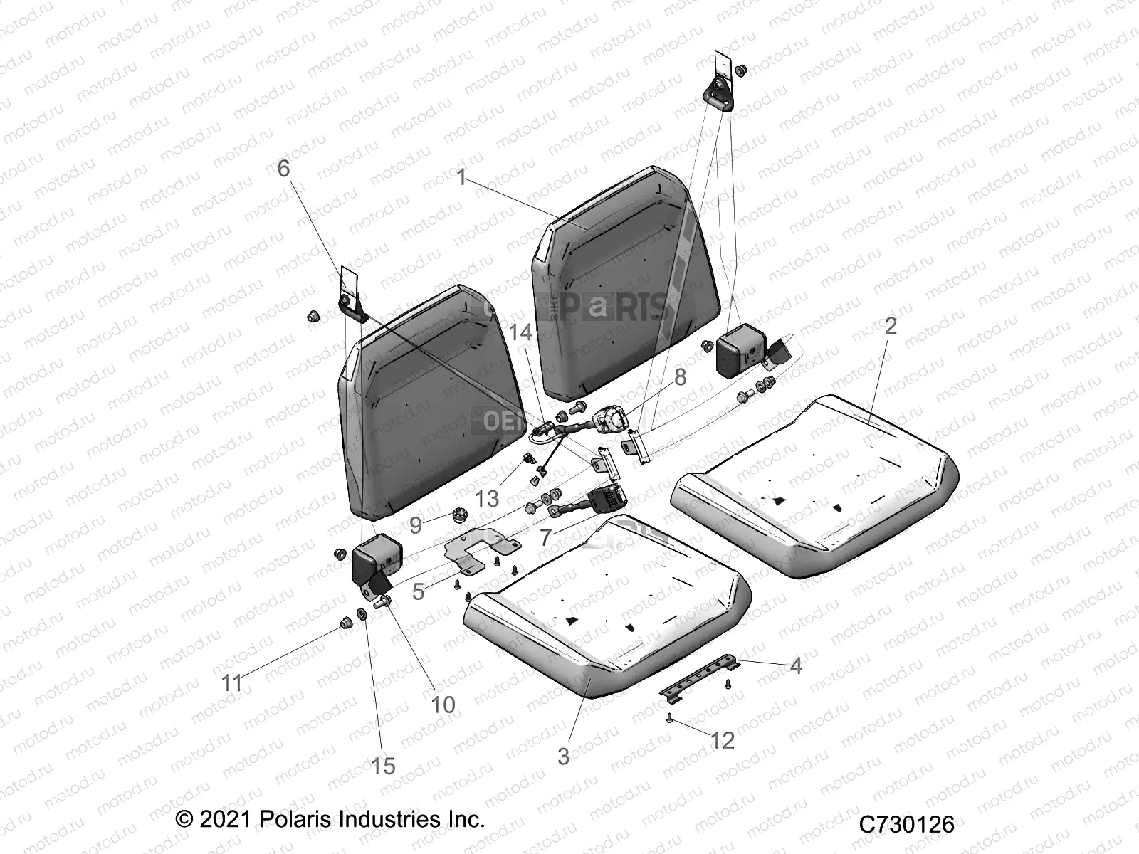 BODY | BODY, SEAT AND BELTS - R23MAS57CK/C9 (C730126)
