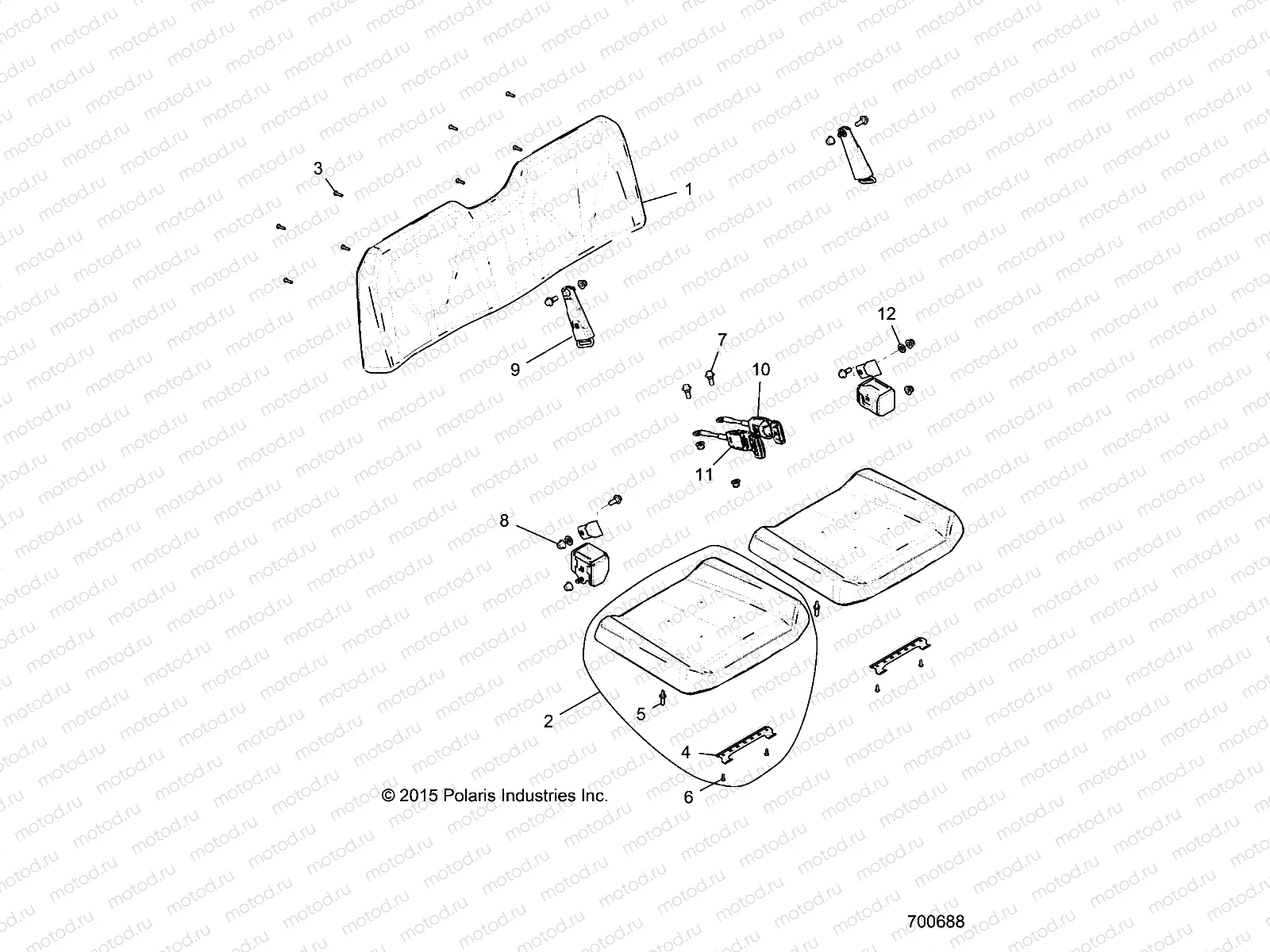 BODY | BODY, SEAT AND SEAT BELTS - R20MAAE4F4/F9 (700688)