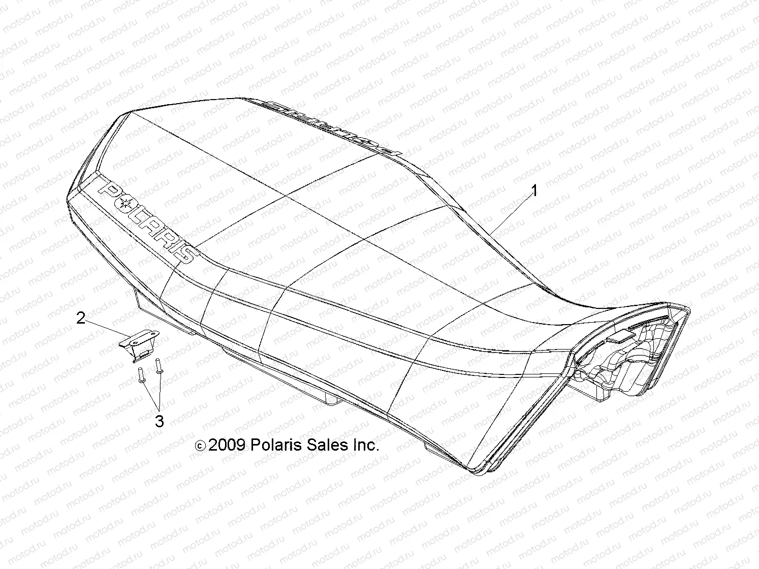 BODY | BODY, SEAT ASM. - A11EA32FA (49ATVSEAT10BOSS)