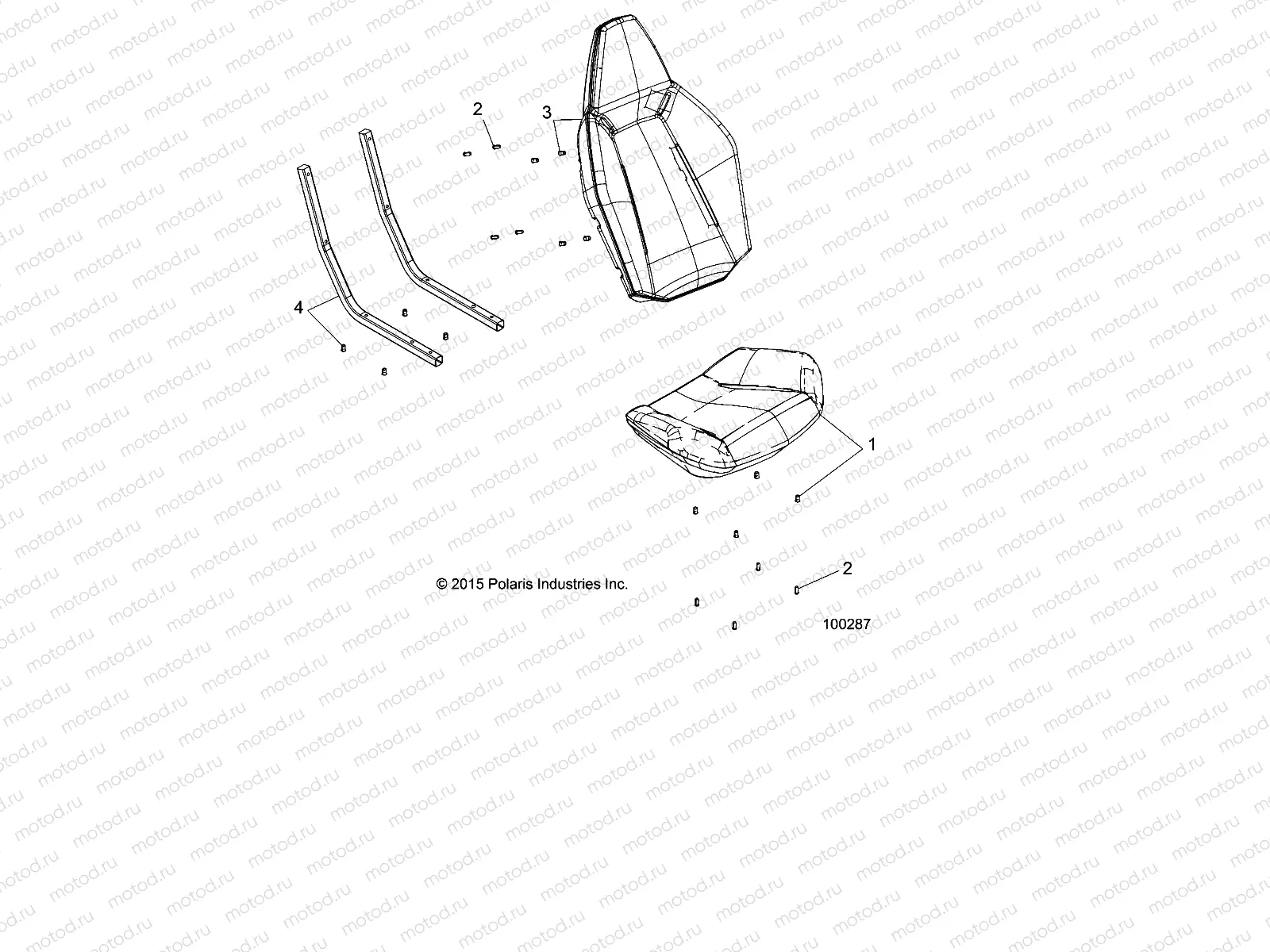 BODY | BODY, SEAT ASM. - A16DAE87AL (100287)