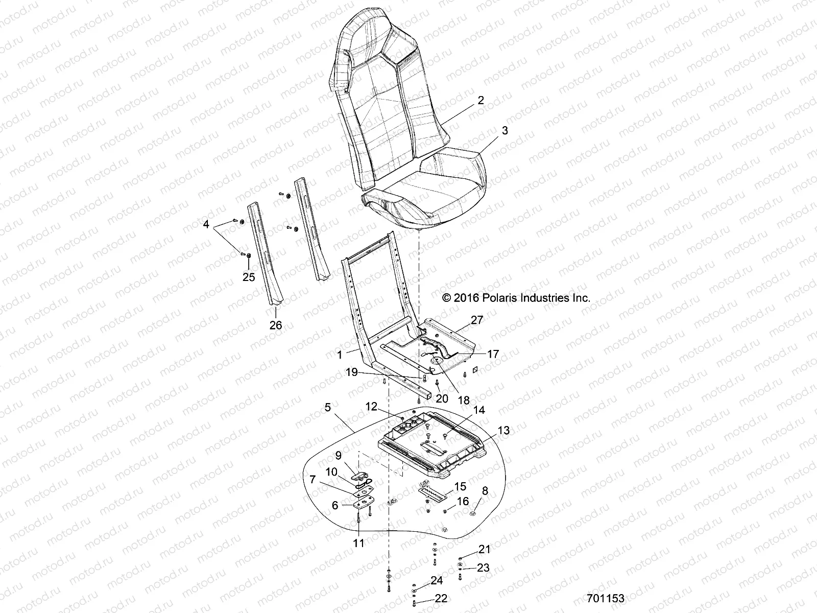 BODY | BODY, SEAT ASM. AND SLIDER - Z20A4E99AH/LH (701153)