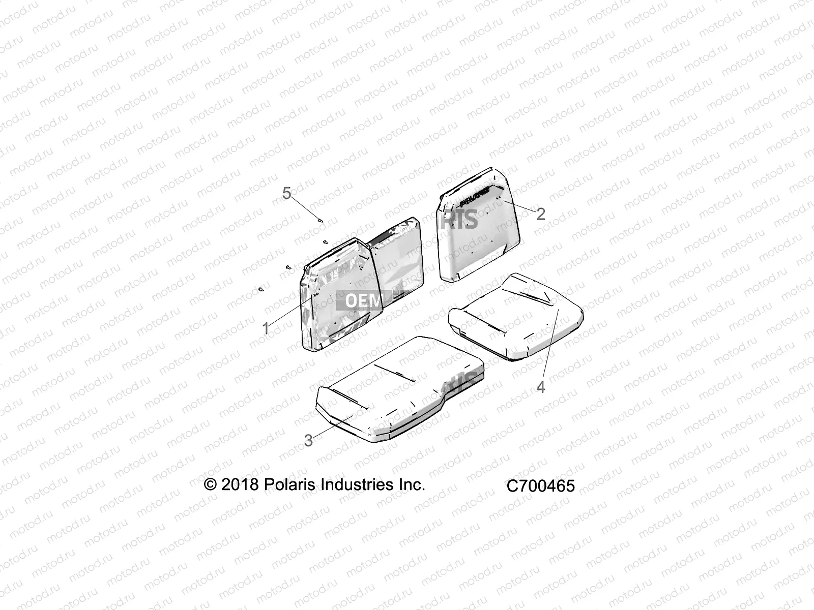 BODY | BODY, SEAT ASM FRONT - R19RSU99/A/B (C700465)