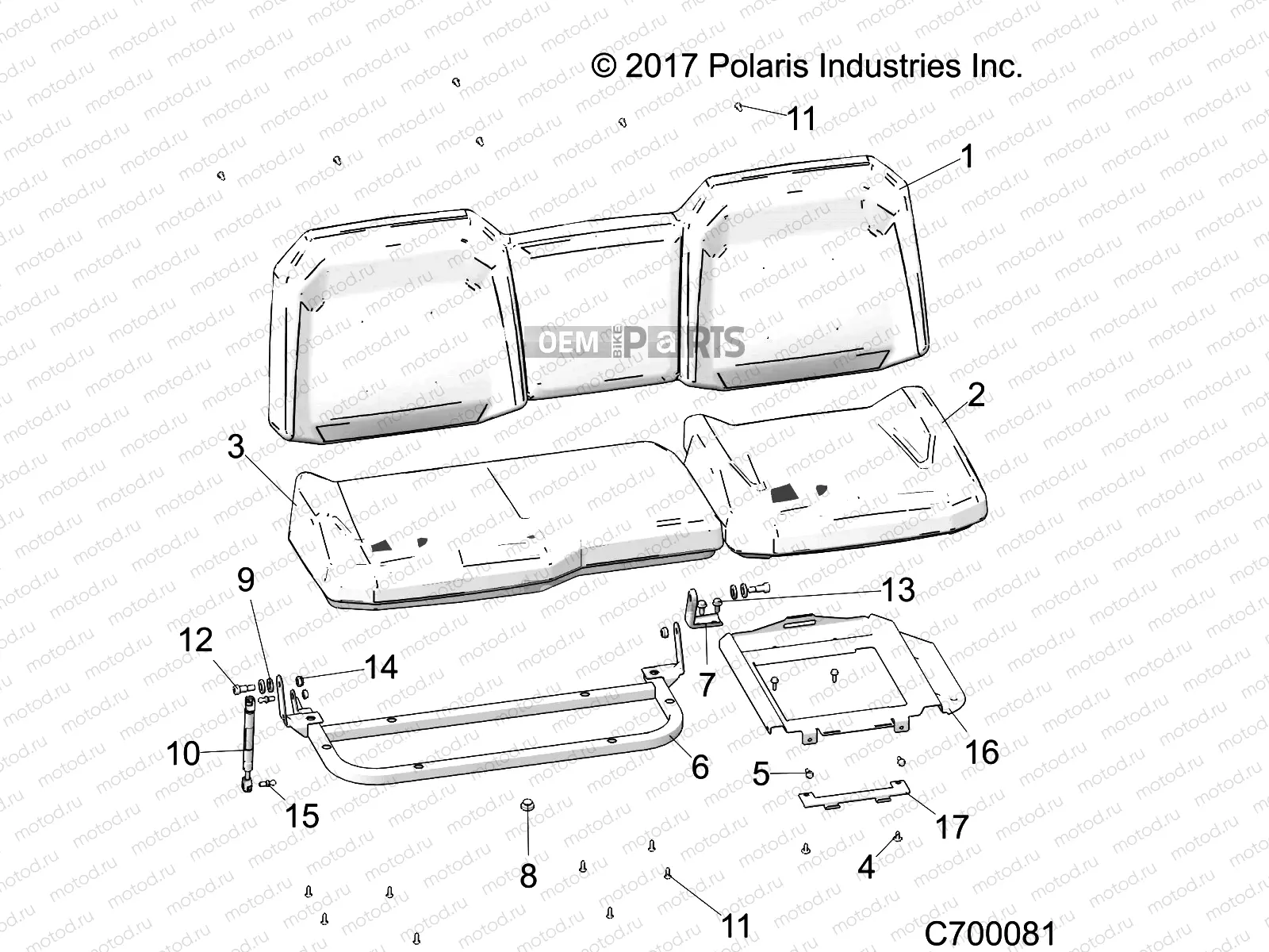 BODY | BODY, SEAT ASM. - R23RRRED4JA (C700081)