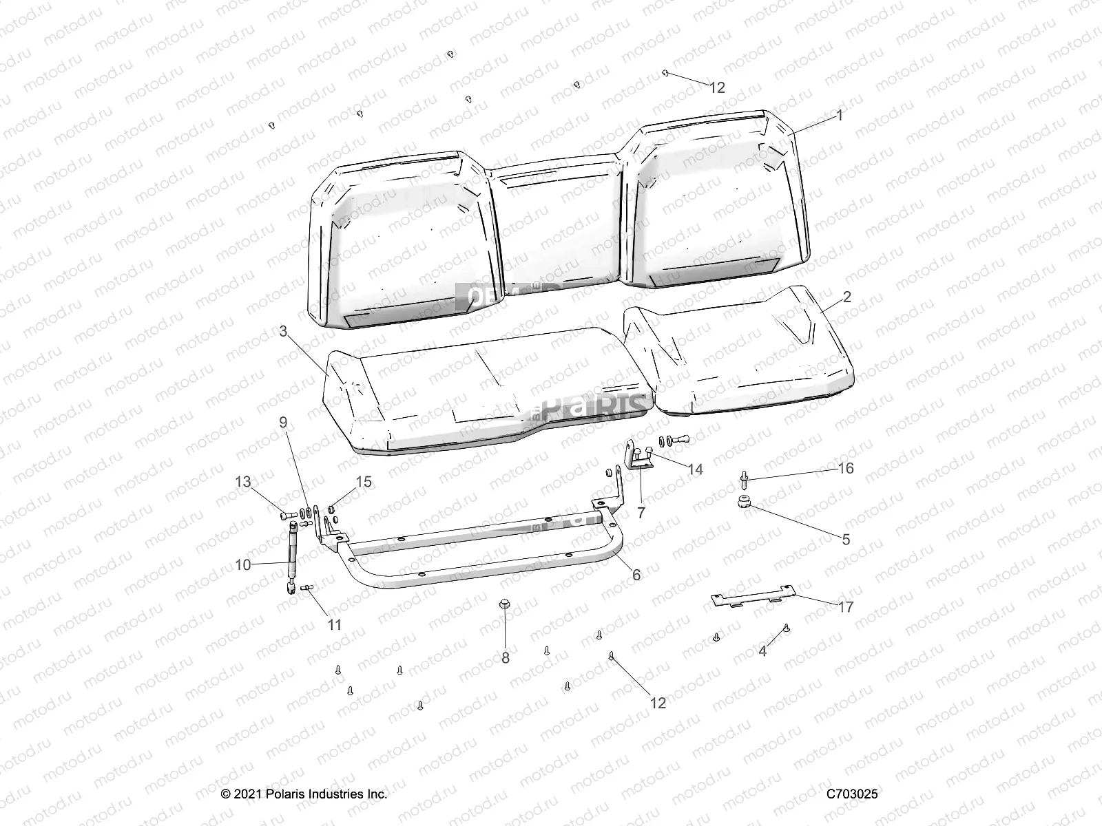 BODY | BODY, SEAT ASM. REAR - R23RSE99NJ (C703025)