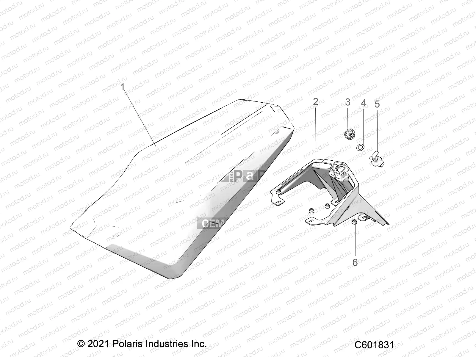 BODY | BODY, SEAT ASM. - S22TDL6KSA (C601831)