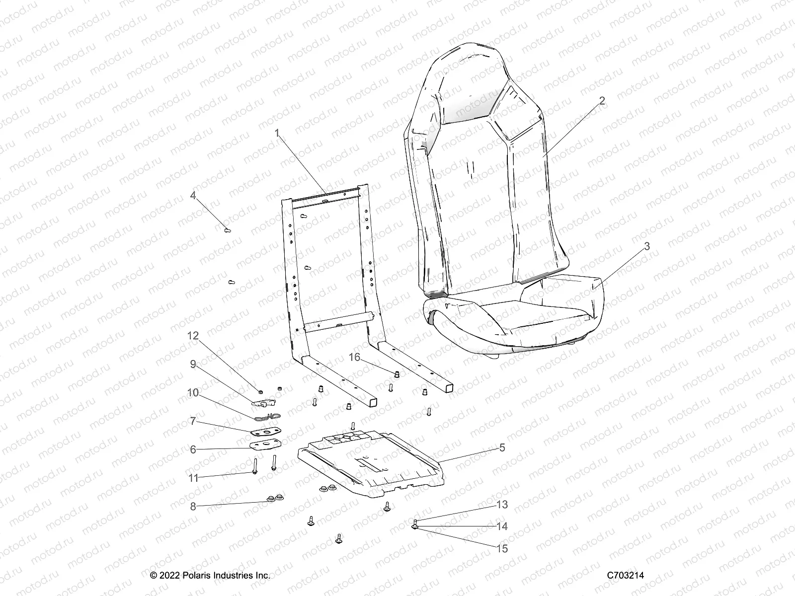 BODY | BODY, SEAT ASM. - Z23A5A87A2(C703214)